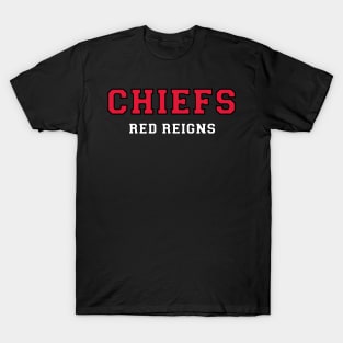 Kansas Chiefs Red Reigns T-Shirt